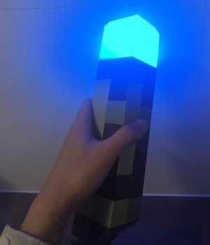 Torch Lamp with Wall Mountable,11 Inch LED Night Light,4-Color Night Light,USB Rechargeable for Nightstand Torch Light,Handheld& Wall Mountable Table Lamp, Living Room Bedroom Gaming Room Role-playing